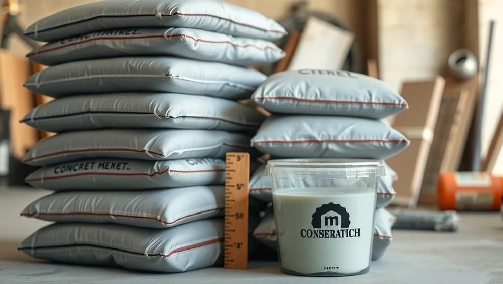 Hur många säckar betong går på en kubik