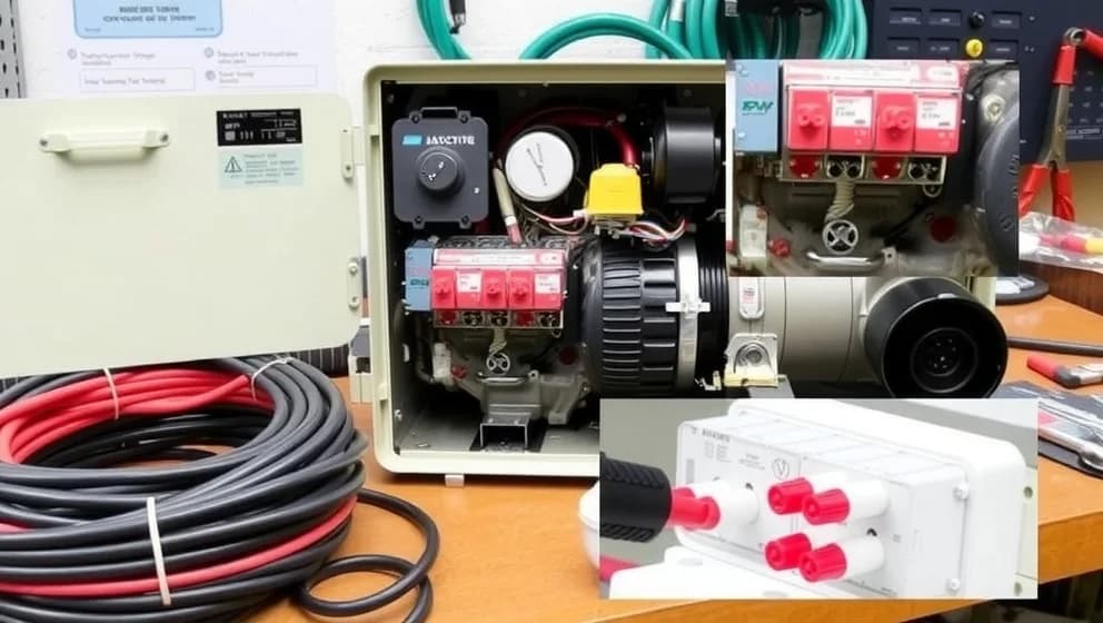 Så kopplar du in en generator med inbyggt relé